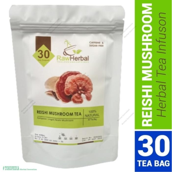 

Reishi Mushroom Tea : Lingzhi Reishi Ganoderma Lucidum Isi 30 Tea Bag