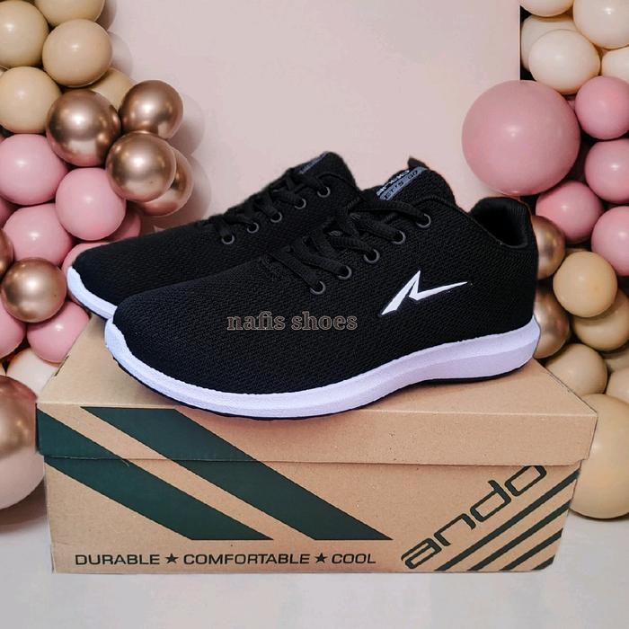 sepatu ando anak sekolah smp sma size 39/43