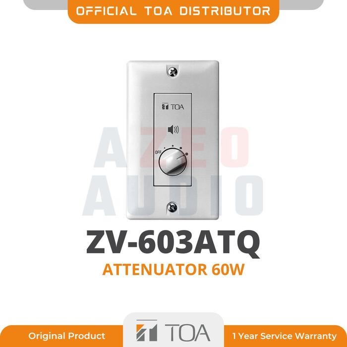 Attenuator 60W Toa Zv-603Atq Garansi