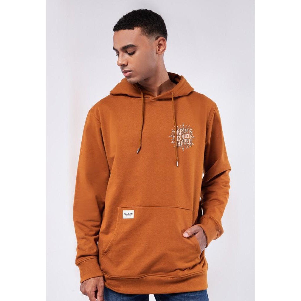 Tirajeans Varsity Hoodie Jacket TOH205S22912F22 Ochre