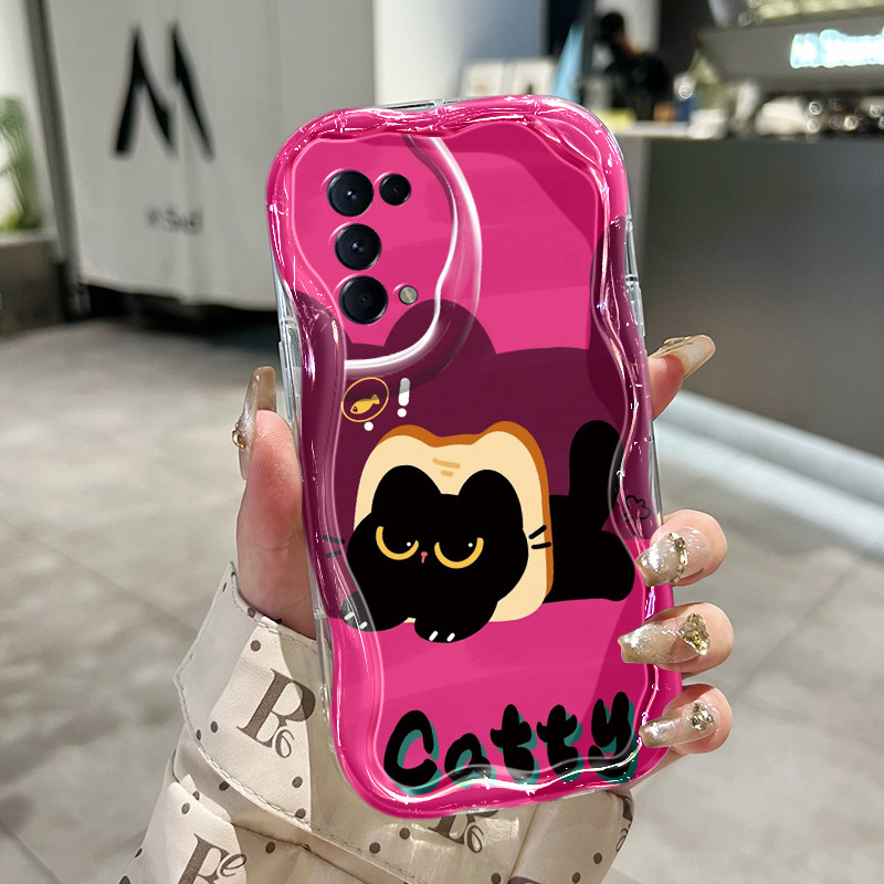 Casing Hp Untuk OPPO Reno 5 4G Reno 5 5G Reno 5K 5G Case Casing Softcase sarung HP kartun kucing hit