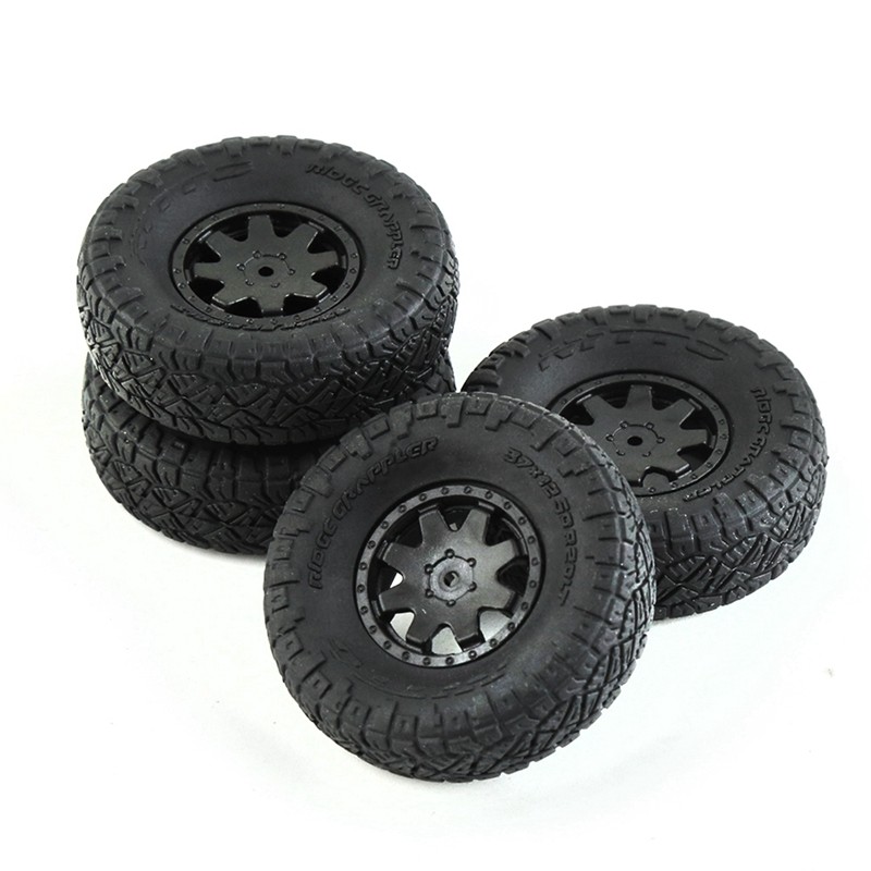 4Pcs Rubber Tire Wheel Tyre For Kyosho Mini-Z 4X4 Mini Z 4X4 Rc Crawler Car Spare Parts Accessories