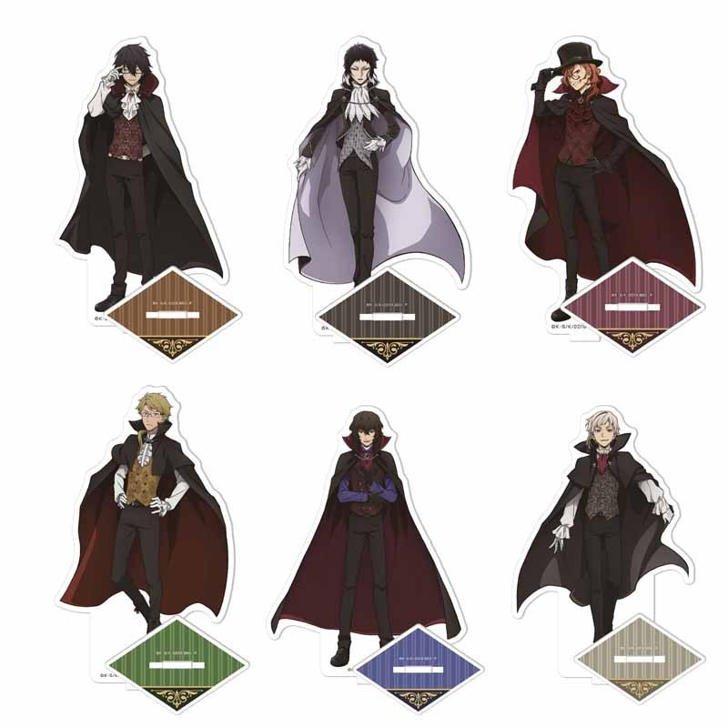 Bungo Stray Dogs Anime Figure Acrylic Stand Model Plate Desktop Decoration Atsushi Dazai Cosplay Toy