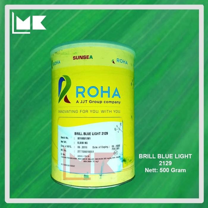 

PEWARNA MAKANAN-MINUMAN BRILL BLUE LIGHT 2129 FOOD GRADE