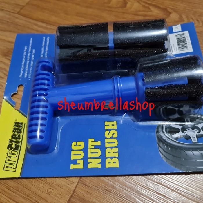 sikat pembersih velg ban mobil / velg lug nut brush baut velg mobil
