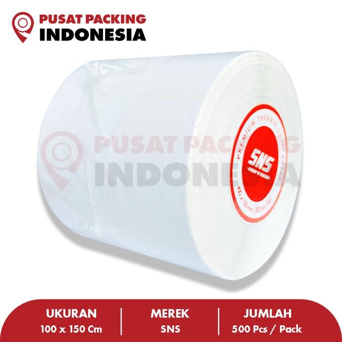 

Label Thermal / Kertas Thermal / Sticker Thermal 100X150 Mm A6 500 Lembar Pusat Packing Indonesia
