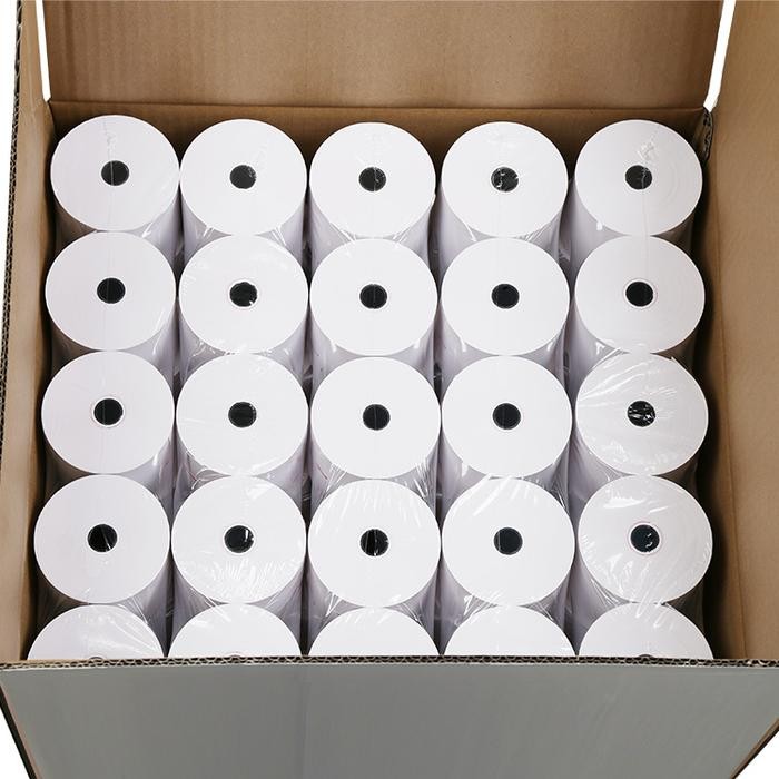 

58 X 40 Mm Kertas Struck Printer Thermal Tebal 58X40Mm Isi 100 Roll Terbatas