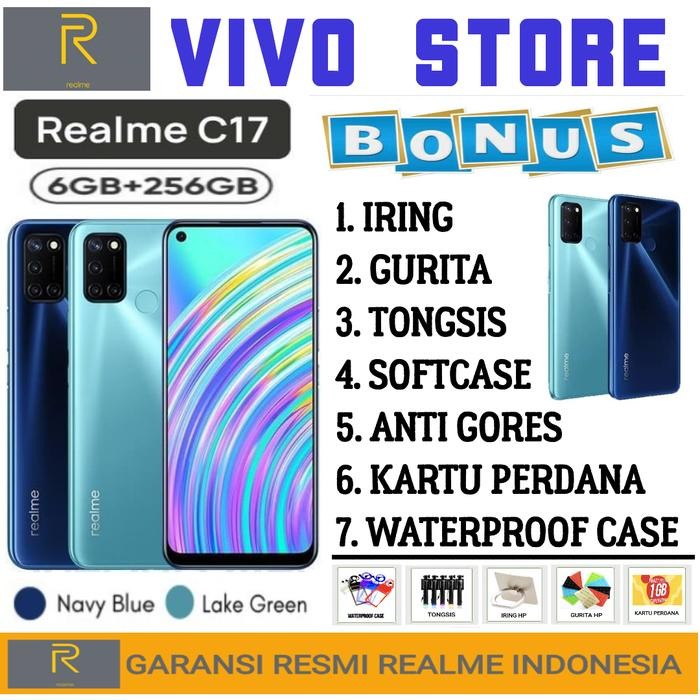 REALME C17 RAM 6/256 GB GARANSI RESMI REALME INDONESIA