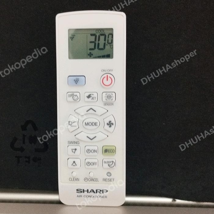 REMOT/REMOTE AC SHARP J-TECH INVERTER CRMC-A936JBEZ 100% ORIGINAL/ASLI
