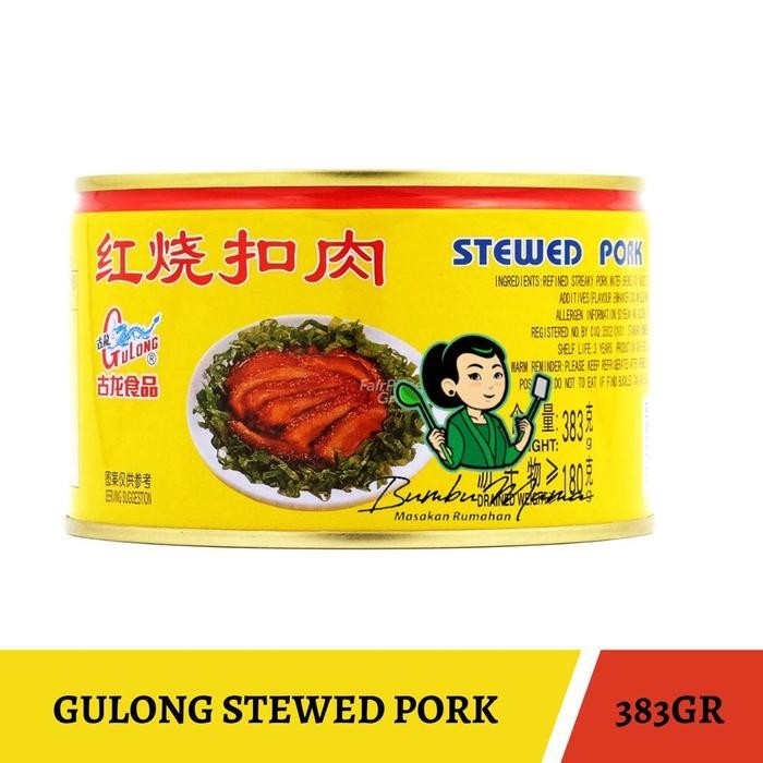 

Gulong Stewed Pork Slice / Daging Samcan Babi Kaleng 383gr