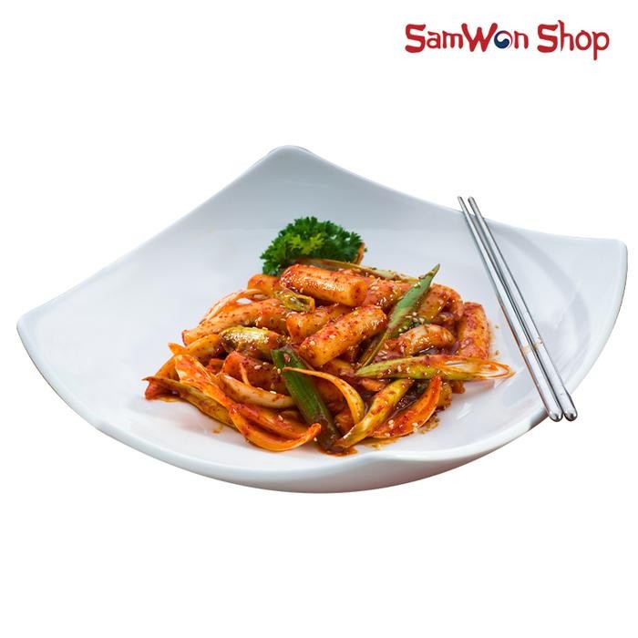 

TTEOKBOKKI ONLY PLAZA KOREA 1 KG - TOPOKKI TOKPOKI KOREAN RICE CAKE KUE BERAS KHAS KOREA Food