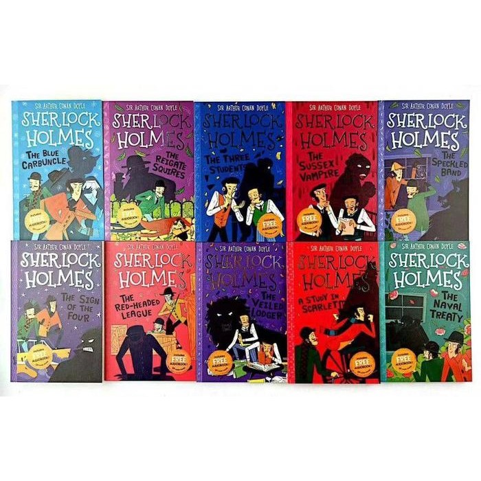 

Buku Cerita Anak Sherlock Holmes Children's Collection 1set isi 10buku