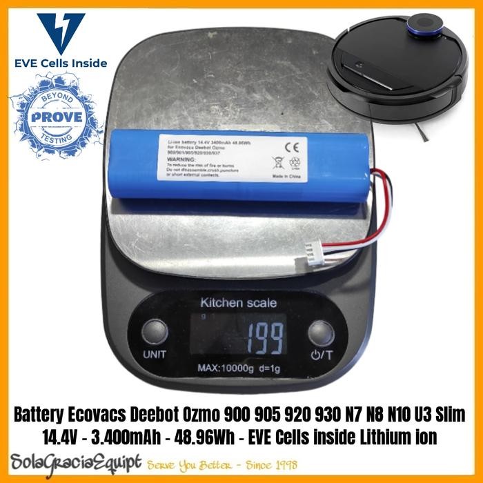 Batre / Baterai / Battery Ecovacs Deebot 900 905 920 N7 N10 U2 U3 Slim