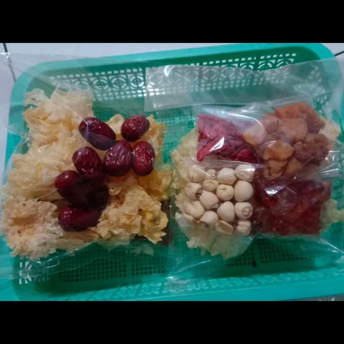 

bahan mentah peach gum dessert/tao jiao