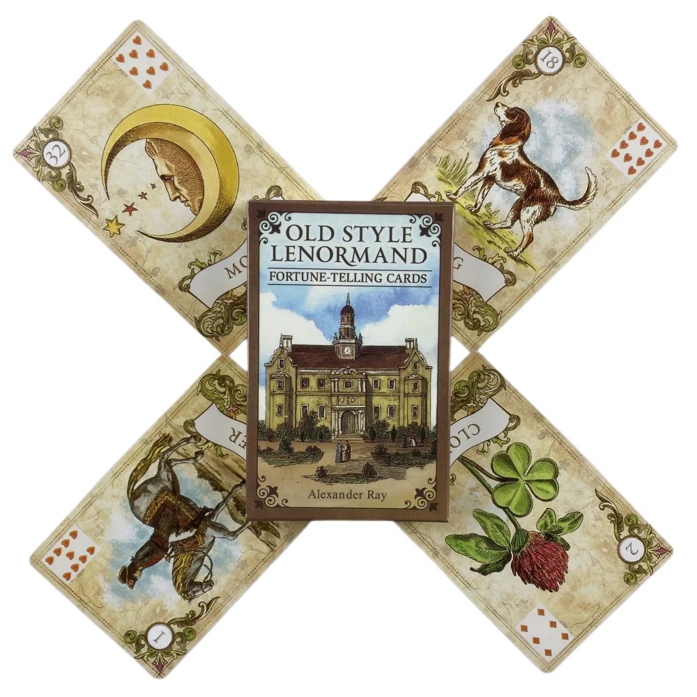 

1Pcs Deck Tarot Oracle Cards Old Style Lenormand Oracle Card Tarot Card Party Prophecy Divination