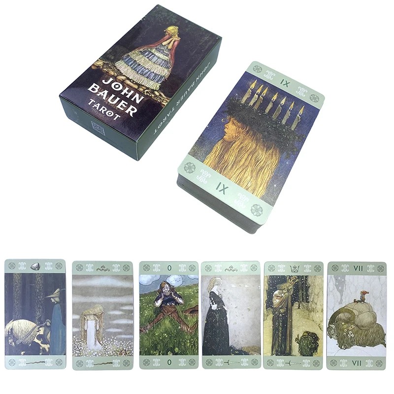 

1Pcs Deck Tarot John Bauer Tarot Cards A 78 Oracle