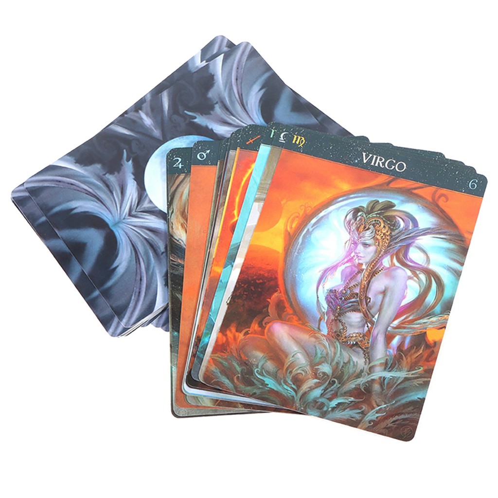 

1Pcs Deck Tarot Barbieri Zodiac Oracle Cards A 26 English Fate Divination Deck Borad Games