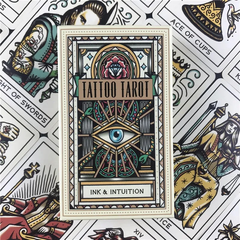 

1Pcs Deck Tarot Tattoo Tarot Ink & Intuition Cards Gaining A Fascinating Insight Into What Lies