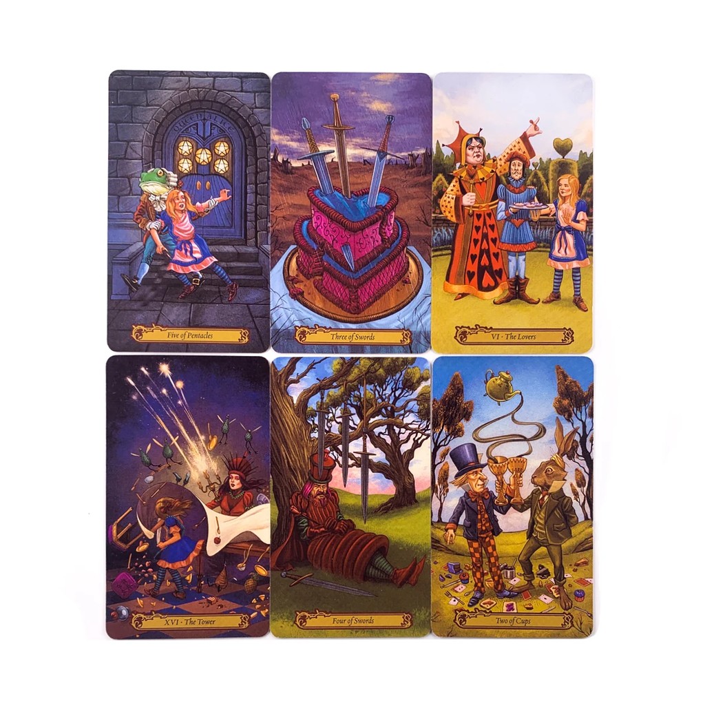 

1Pcs Deck Tarot Tarot In Wonderland Card Oracle Card Entertainment Party Board Game And A Variety Of