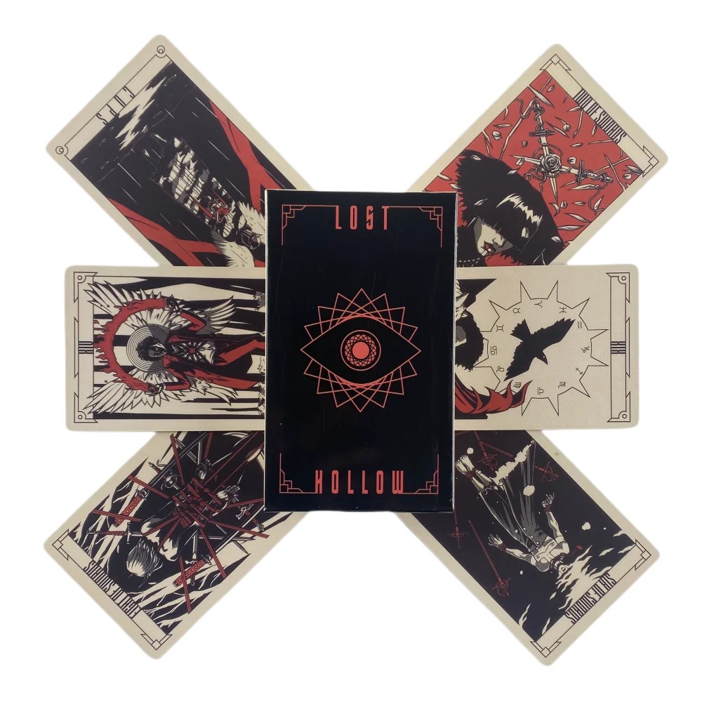 

1Pcs Deck Tarot Lost Hollow Tarot Cards Plastificadas Card Playing Games Decks Board Game Hot Sell