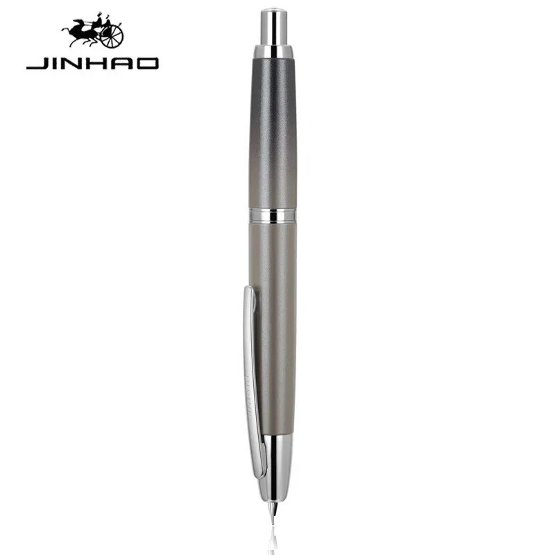 

1 PCS JINHAO 10 Brand New Press-out Nib Metal Fountain Pen,Retractable Fine Nib with Ink Converter