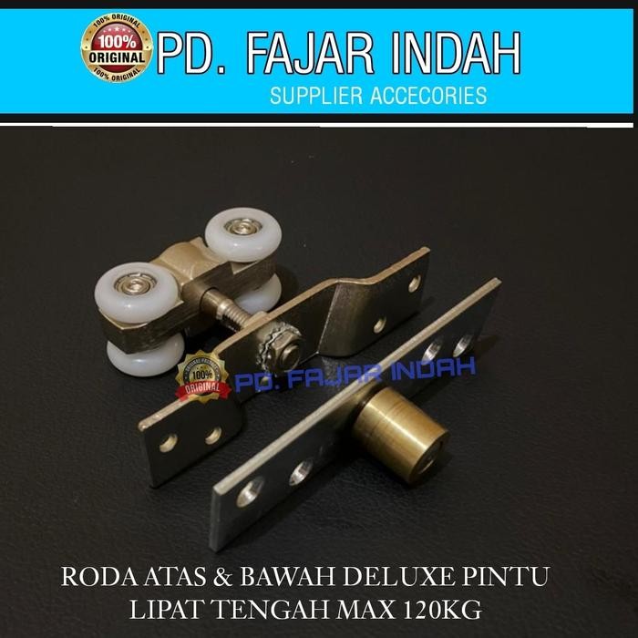 roda pintu lipat tengah atas bawah roda lipat pintu lipat center 120kg