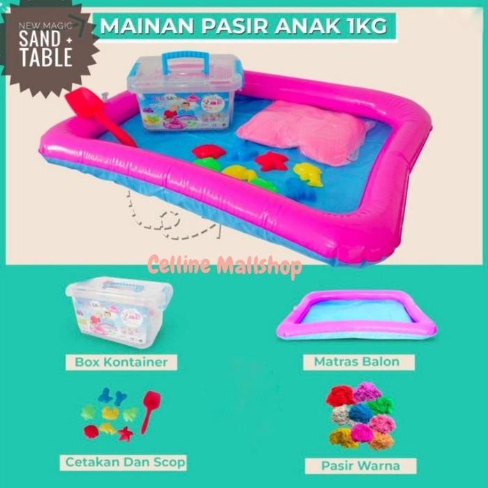 Ready Magic Sand / Mainan Pasir Anak 1Kg / Mainan Pasir Ajaib / Mainan Edukatif / Mainan Pasir +