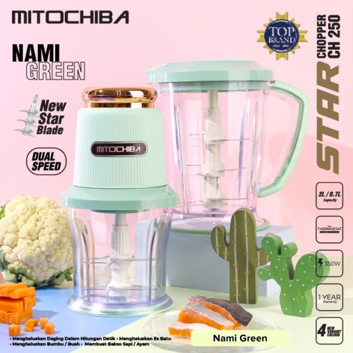 Allthebest Chopper Mitochiba CH 250 Mito Choper CH250 Coper Cooper Copper Blender