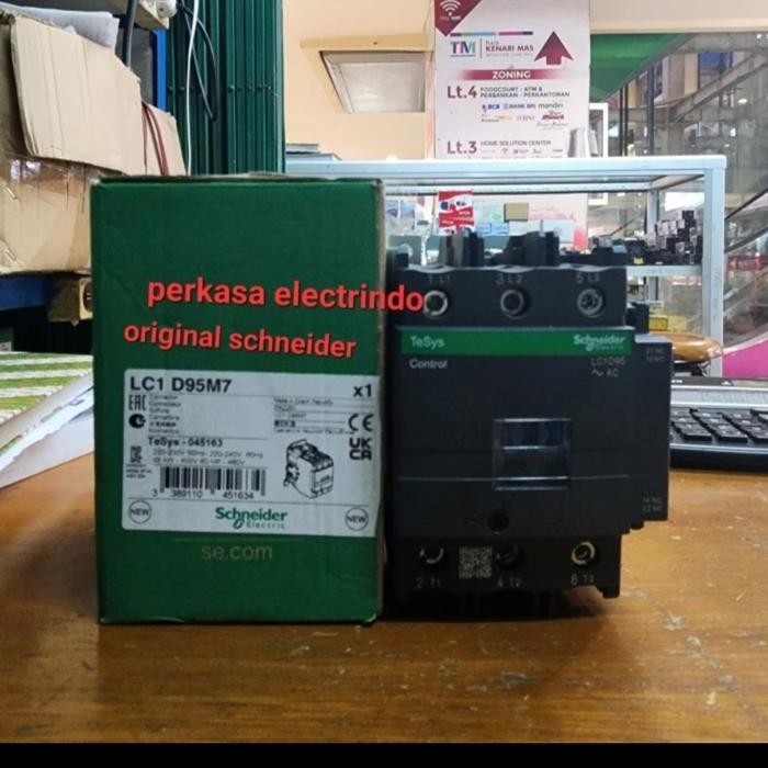 SCHNEIDER CONTACTOR LC1D95M7 KONTAKTOR 220V LC1D95 M7