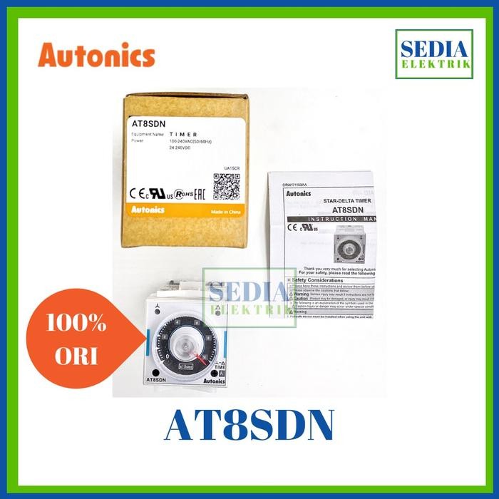 (Allthebest) TIMER AUTONICS AT8SDN AT8-SDN 100-240VAC 24-240VDC PERSAMAAN