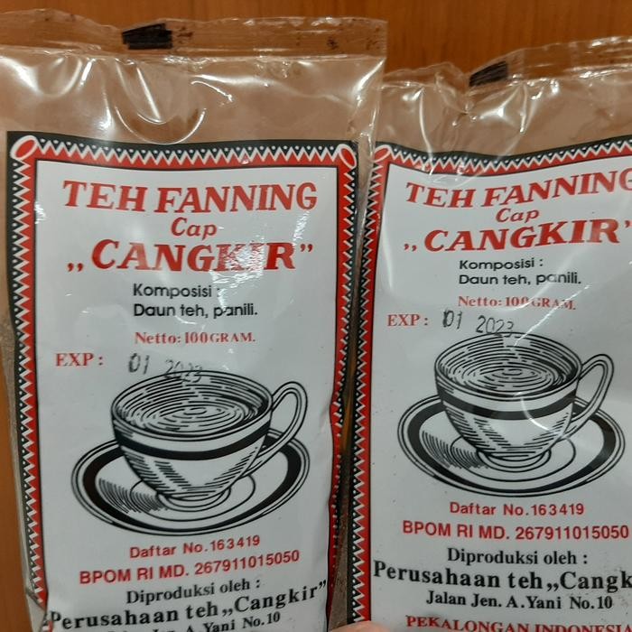 

Teh Tjangkir Teh Fanning Bubuk 100Gr Bes Seller