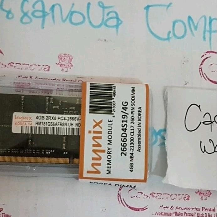 Sodim Ddr4 4Gb Hynix / Memory Laptop Ddr4 4Gb Hynix
