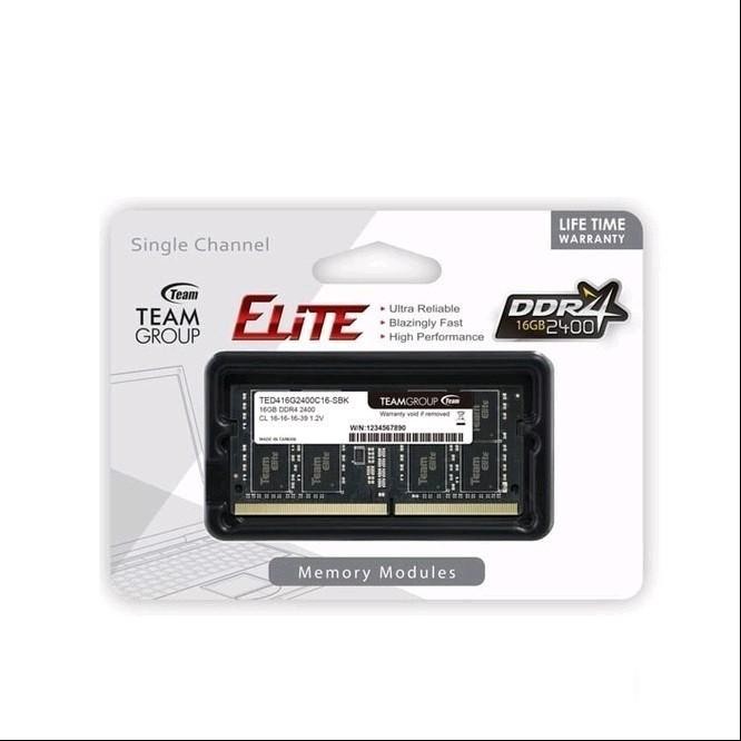 Team Group Ram 16Gb Ddr4 2400Mhz - Memory Laptop 16Gb Ddr4 Pc19200