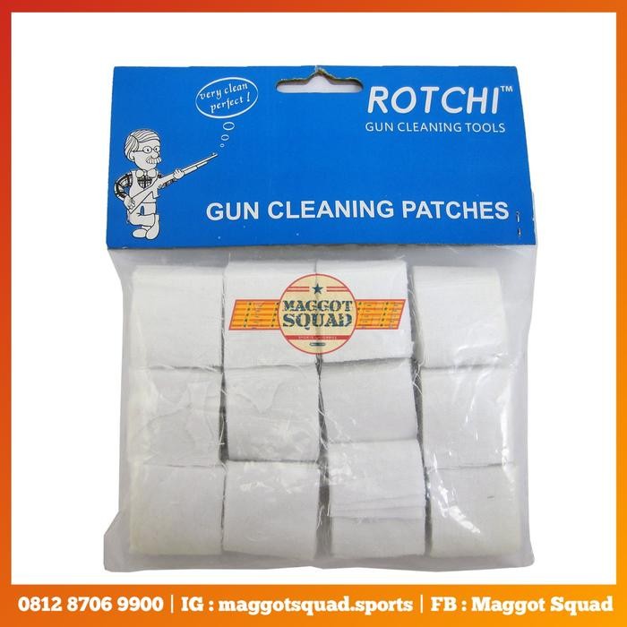 ROTCHI CLEANING PATCH / PEMBERSIH LARAS BARREL CAL .22 PCP ANGIN
