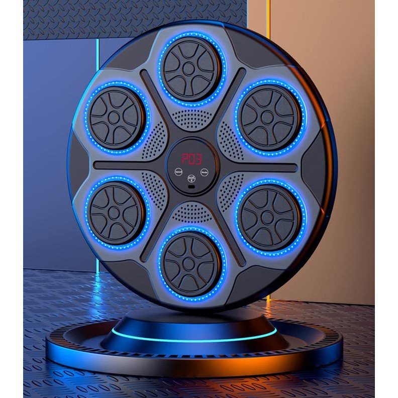 Kiumo Mesin Tinju Musik Pintar Bluetooth - Latihan Tinju dengan Koneksi Bluetooth & RGB Glare -