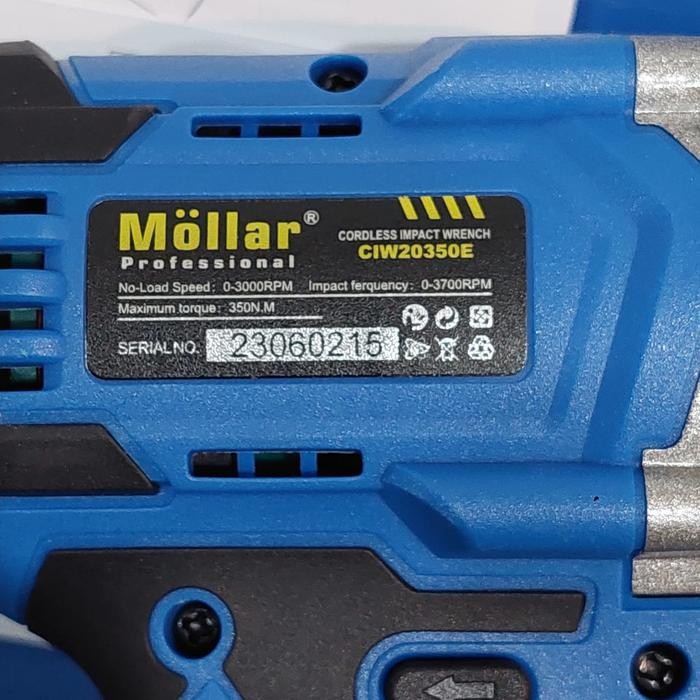 MOLLAR CIW20350 20Volt Cordless Impact Wrench - Alat buka baut