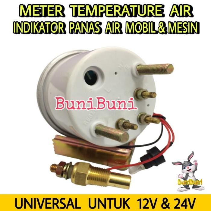 (Allthebest) Meter Ampere Temperatur / Suhu Panas Air Mobil - Mesin