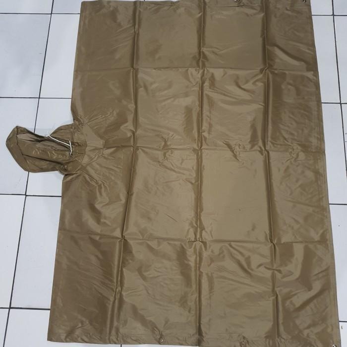 (Allthebest) Jas Hujan Ponco CoklatJas Hujan kelelawar coklatPonco Coklat Polisi