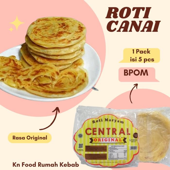 

20 Pack Roti Maryam Isi 5 Harga Pabrik- Roti Canai Go Kilat - Gratis Ongkir