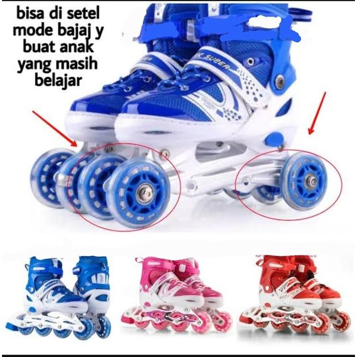 Sepatu Roda Anak Power Inline Skate / Power Roller Skate POWER SUPERB