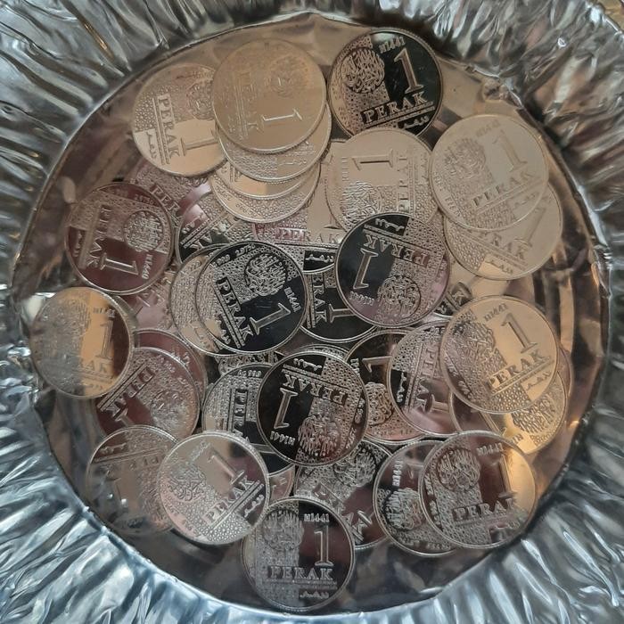 KOIN PERAK 1 DIRHAM WAKALA AMIR TIKWAN SILVER COIN