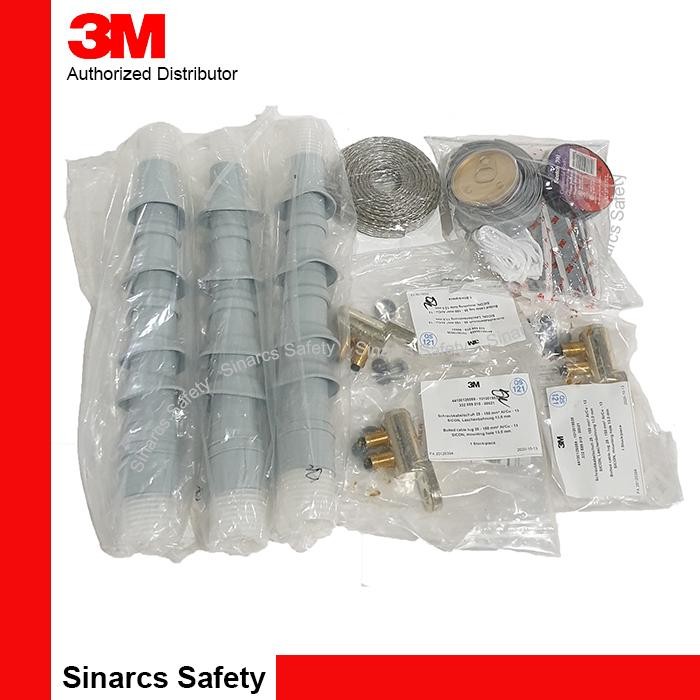 3M Terminasi Qt-Ii J-6S-12S Coldshrink Shearbolt Lug Outdoor 35-150 Mm