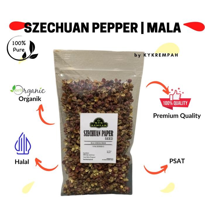 

Sichuan Pepper [25 Gr] Biji Mala Szechuan Peppercorn Biji Mala