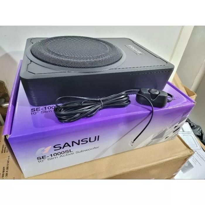 subwoofer kolong aktif sansui 10 inch / sub kolong aktif sansui