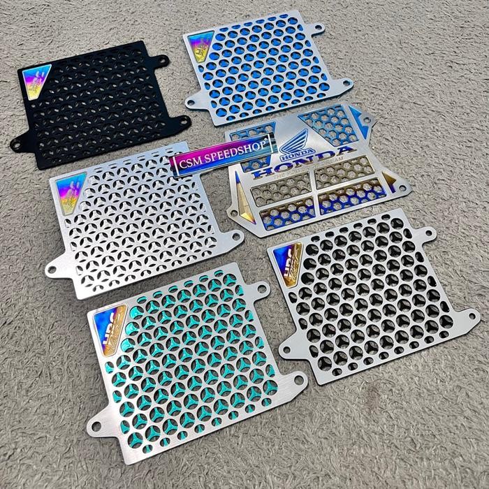 (Allthebest) Cover Radiator Hrc Titanium Vario 125 Vario 150 PCX 150 ADV