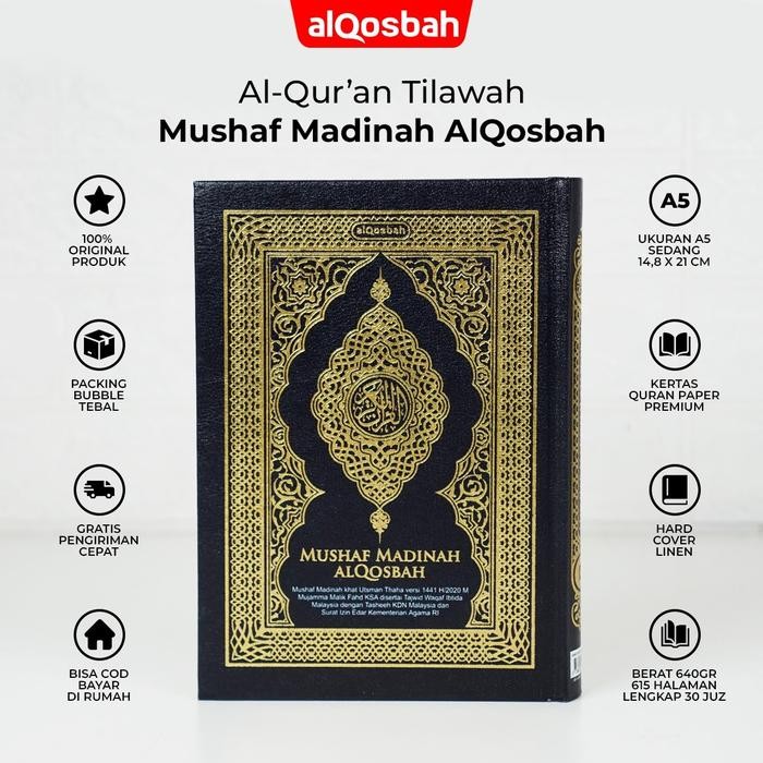 

Al-Quran Tilawah Mushaf Madinah Alqosbah Alquran Utsmani Tajwid Warna