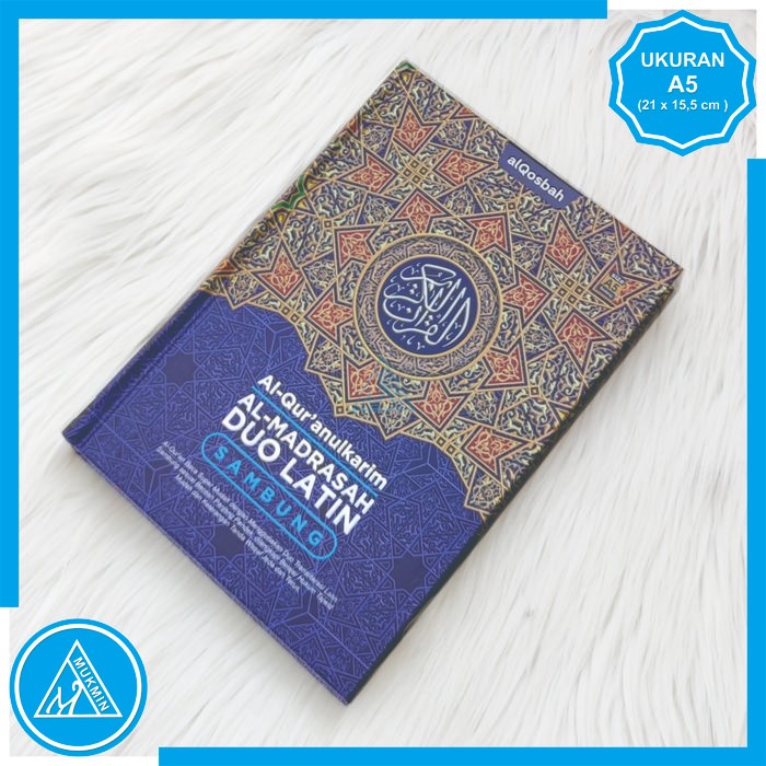 Alquran DUO LATIN Alquran tajwid terjemah A5 Alquran bacaan mudah Al Qosbah yasin quran mushaf