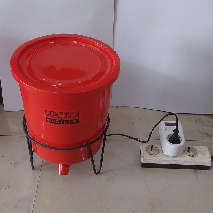 AUTO FEEDER KOLAM AUTOFEEDER ALAT PEMBERI PAKAN PELET IKAN KOI OTOMATIS