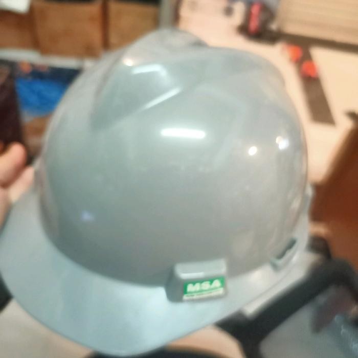 Helm Proyek Msa Sni V-Gard / Safety Helmet Msa V-Gard Sni + Fastrack Lama