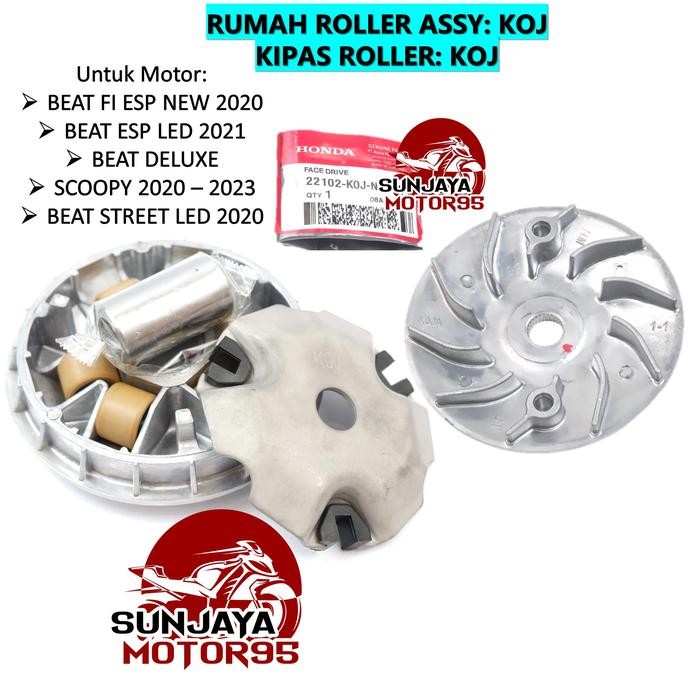 Rumah Roller + Kipas Cvt Lawan Rumah Roller Genio - Beat New - Beat Deluxe - Scoopy Fi Esp 2020 Koj